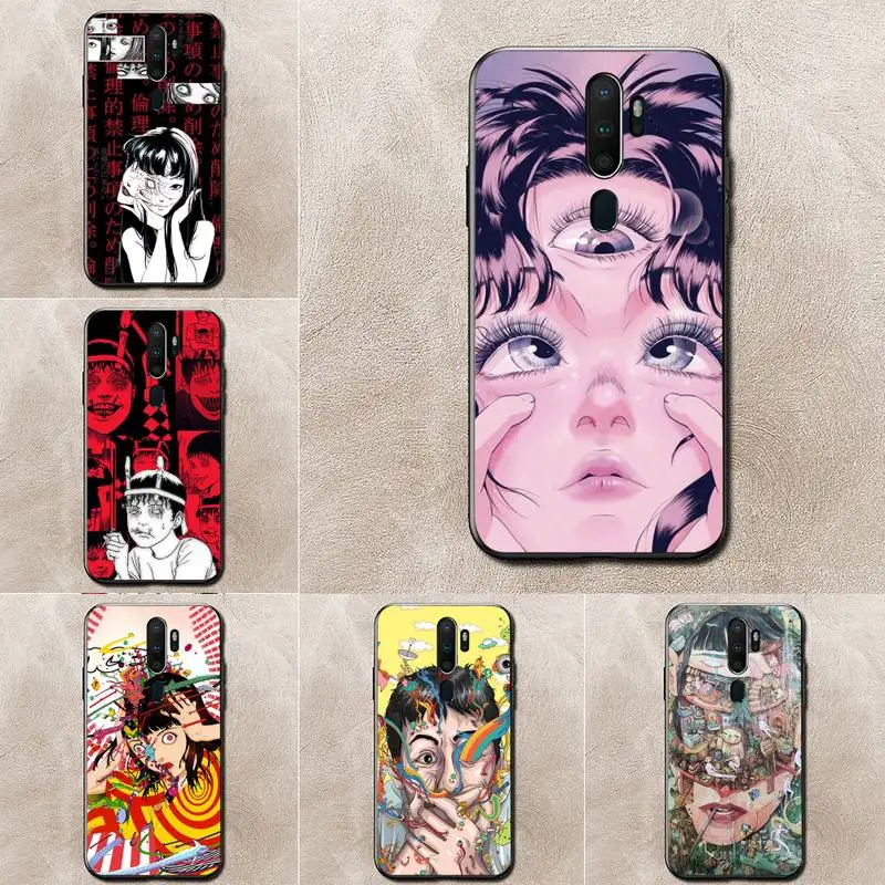 

Shintaro Kago Horror Cartoons Phone Case For Redmi 9A 8A 6A Note 9 8 10 11S 8T Pro Max 9 K20 K30 K40 Pro PocoF3 Note11 5G Case