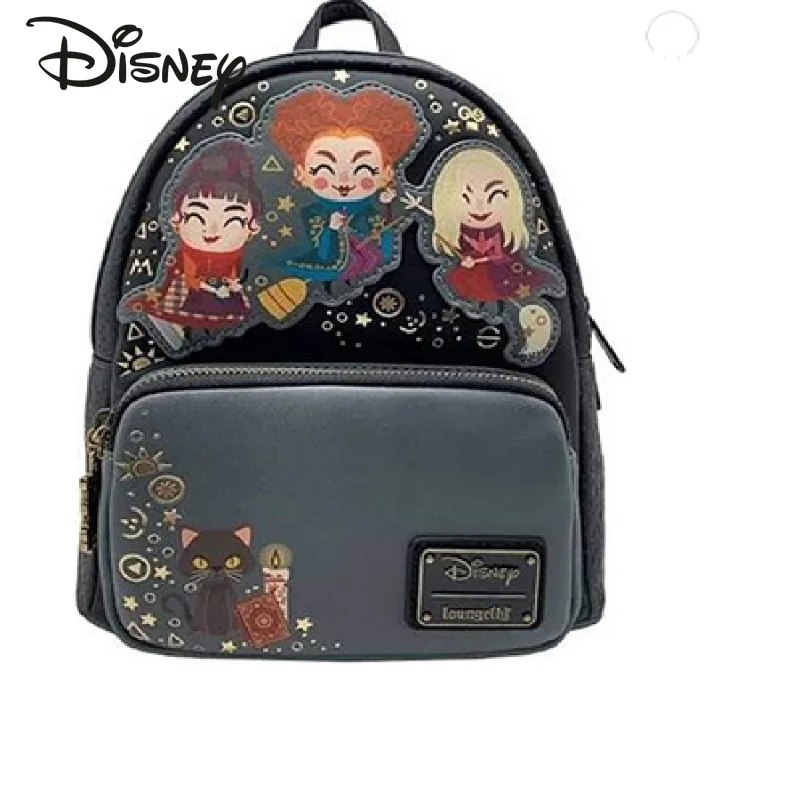 Disney Witch Original New Women's Backpack Cartoon Fashion Mini Casual Backpack Luxury Brand High Quality Girls' Schoolbag