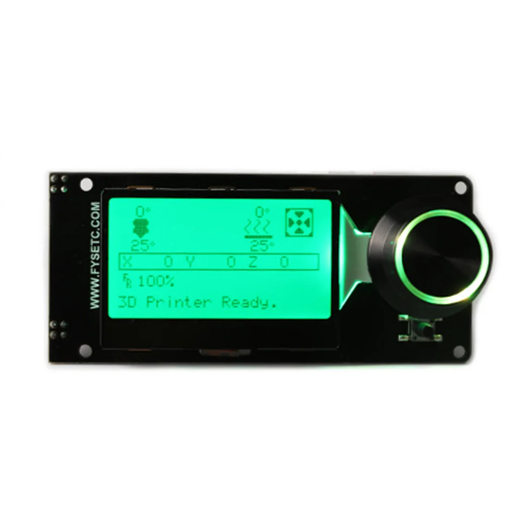 

12864 Professional LED Backlight With Card Slot Parts 3D Printer Accessories Electronics LCD Controller Display Smart Panel