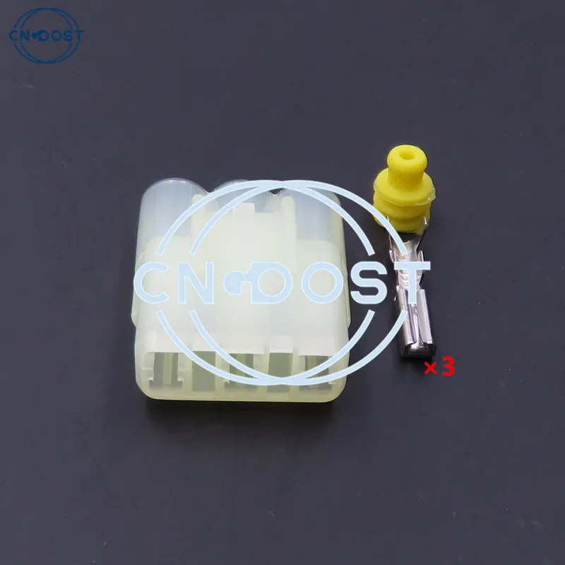 1 комплект, 3-контактный 6180-3451 6187-3801 HM 090, электрический водонепроницаемый разъем, автомобильная розетка, провод, кабель переменного тока в сборе