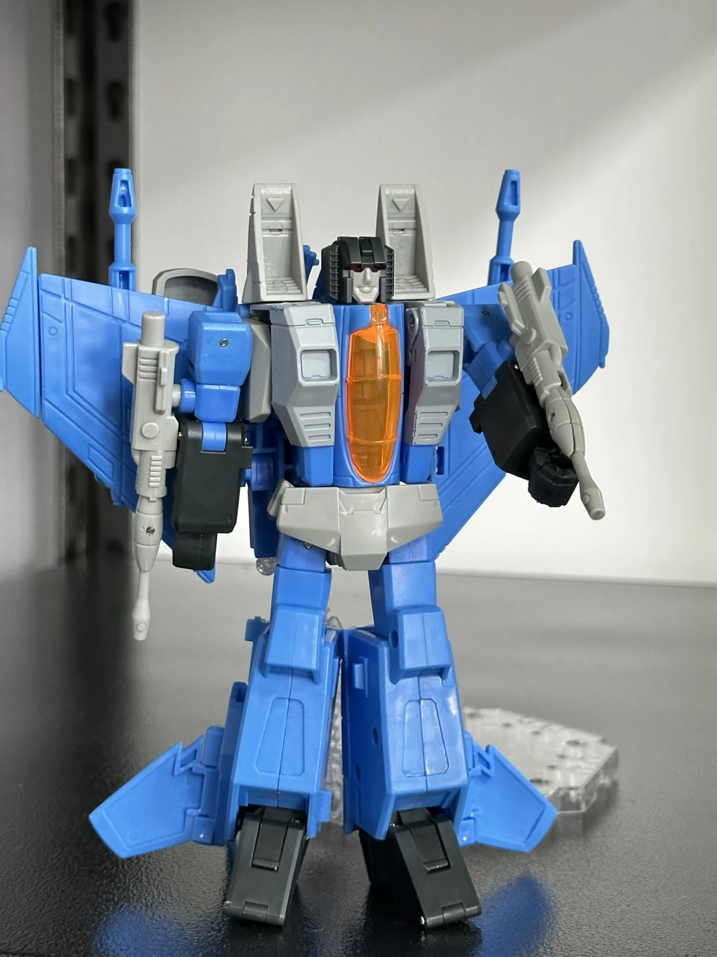 Коллекционная фигурка робота Transformers SS86 Thundercracker G1 (аниме-переиздание), готовая к демонстрации, с подвижными суставами, подарок для коллекционеров (art.: 3920dbe4a14bf) - 3920dbe4a14bf