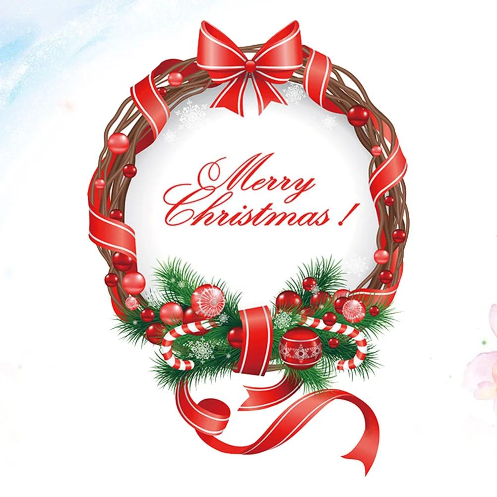 

Christmas Window Clings Winter Wonderland Decor Christmas Door Wrap Winter Home Decor Door Cover Christmas Wall Stickers