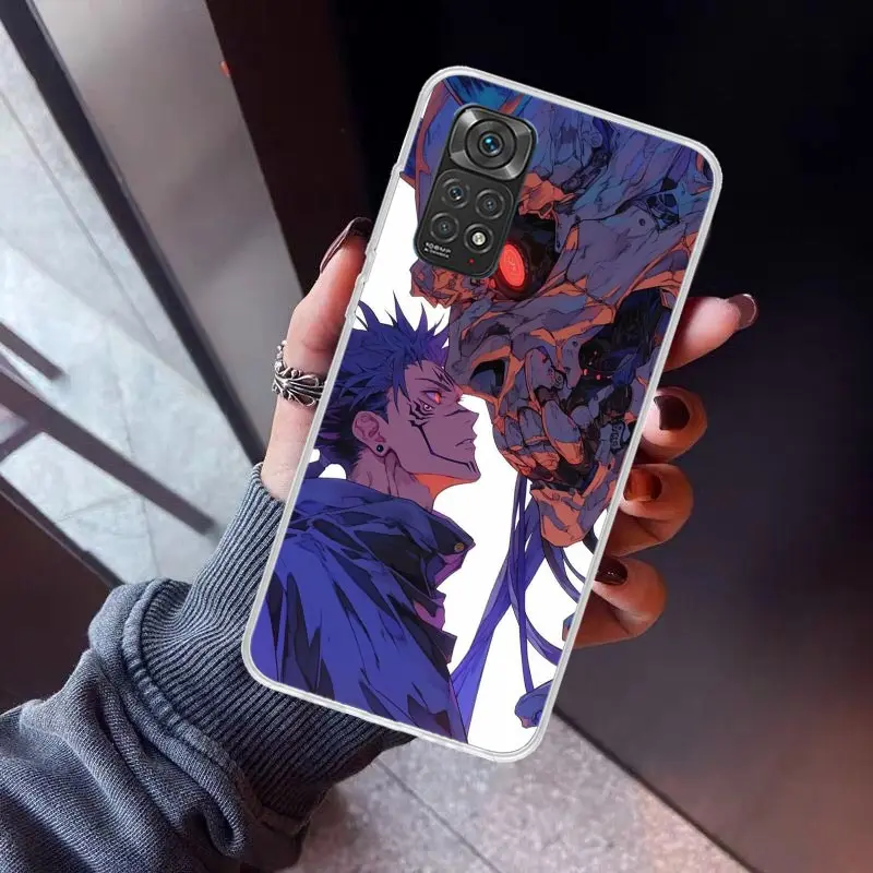 Чехол для телефона Kaisen J-Jujutsu Itadori Yuji Xiaomi Redmi Note 10 11 12 13 14 Pro Plus 11S 12S 11T 11E 10S Note14 мягкая