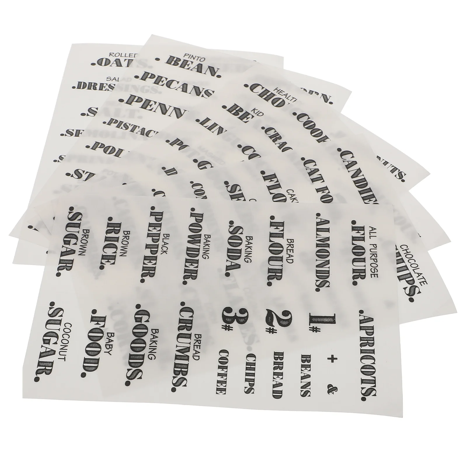 

6pcs Label Stickers Labels Adhesive Labels Label Stickers Labels for Kitchen