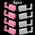 Пистолет Для Пирсинга Ушей одноразовый, дезинфекция, безопасная машинка для прокола серег, губ, сосков, носа, клипса, ювелирные изделия для тела, 6 шт.