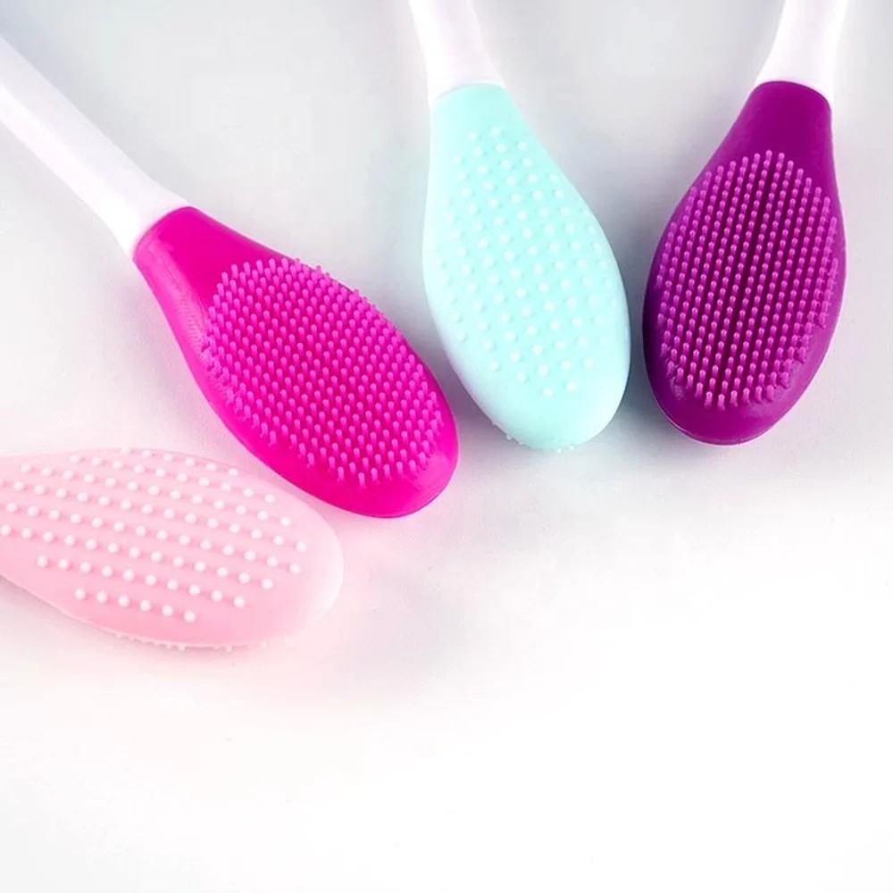 Силиконовая щетка для маски лица мягкий скребок чистки отшелушиватель губ