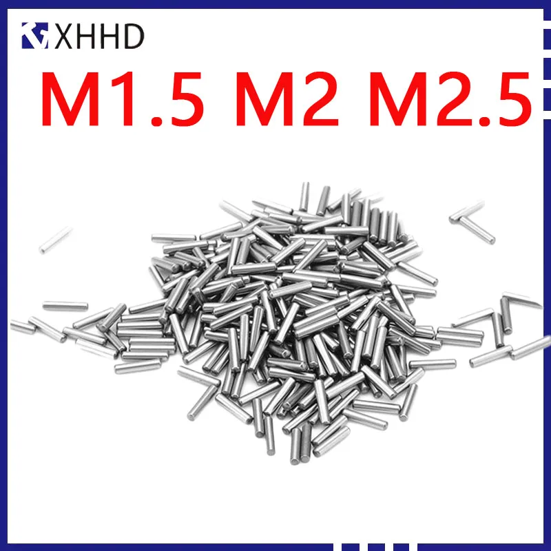

M1.5 M2 M2.5 50PCS 304 Stainless Steel Cylindrical Positioning Pin Solid Fixing Pin