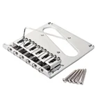 Хромированные 6 сиденья пепельница мостовая заглушка для Telecaster Tele TL сменный фиксатор для электрогитары