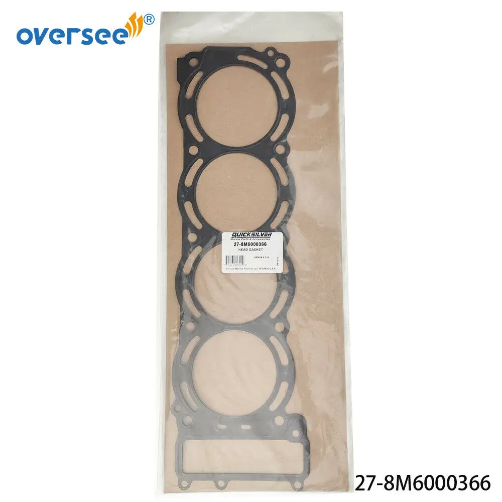 27-8M6000366 Head Gasket For Mercury Outboard Motor 4T 135HP 150HP L4 Cylinder Mercruiser Quicksilver Parts 8M6000366