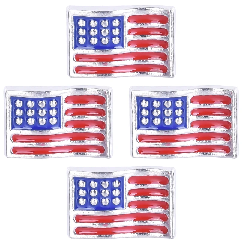 

20 шт./партия, флаг США, 6 Х9 мм