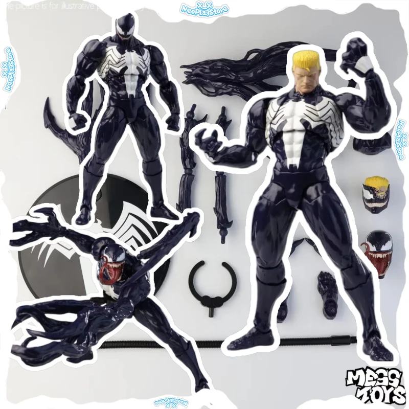Фото Новая фигурка MESS TOYS Lethal Neighbor Venom, симбиот Веном, масштаб 1/12, аниме-фигурка, коллекционная модель, игрушка, подарок №1