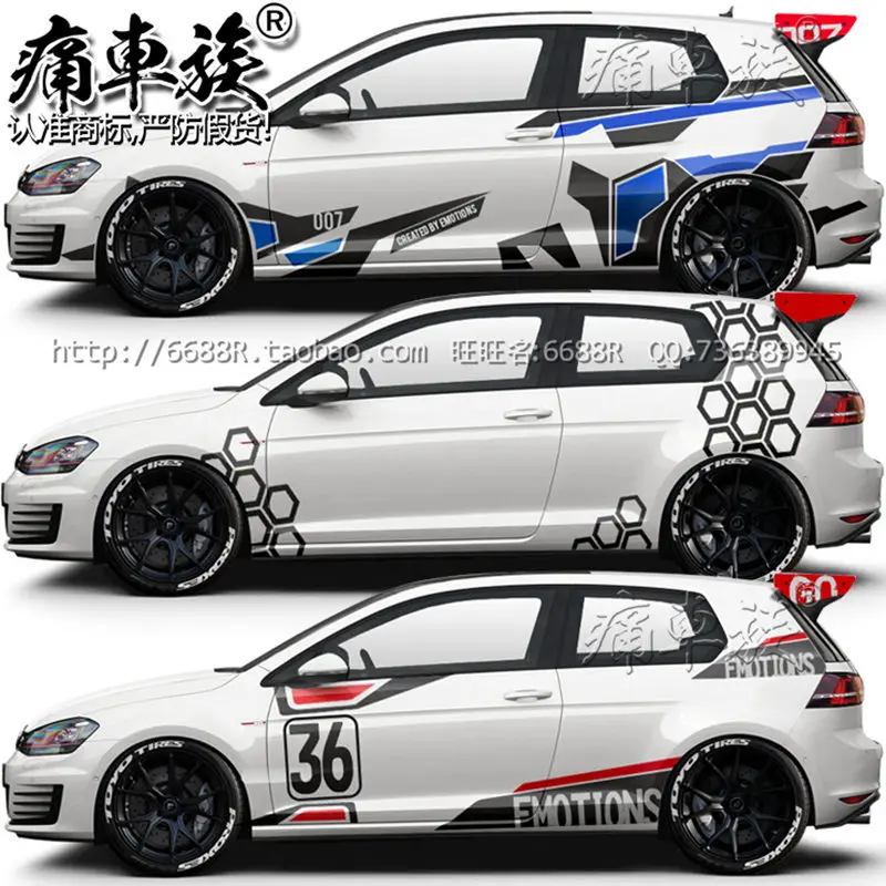 Car Stickers For Golf 7 Appearance Lahua Decorative Stickers Golf 5 Golf 4 Scirocco Golf 7 Decoration Modification Accessories