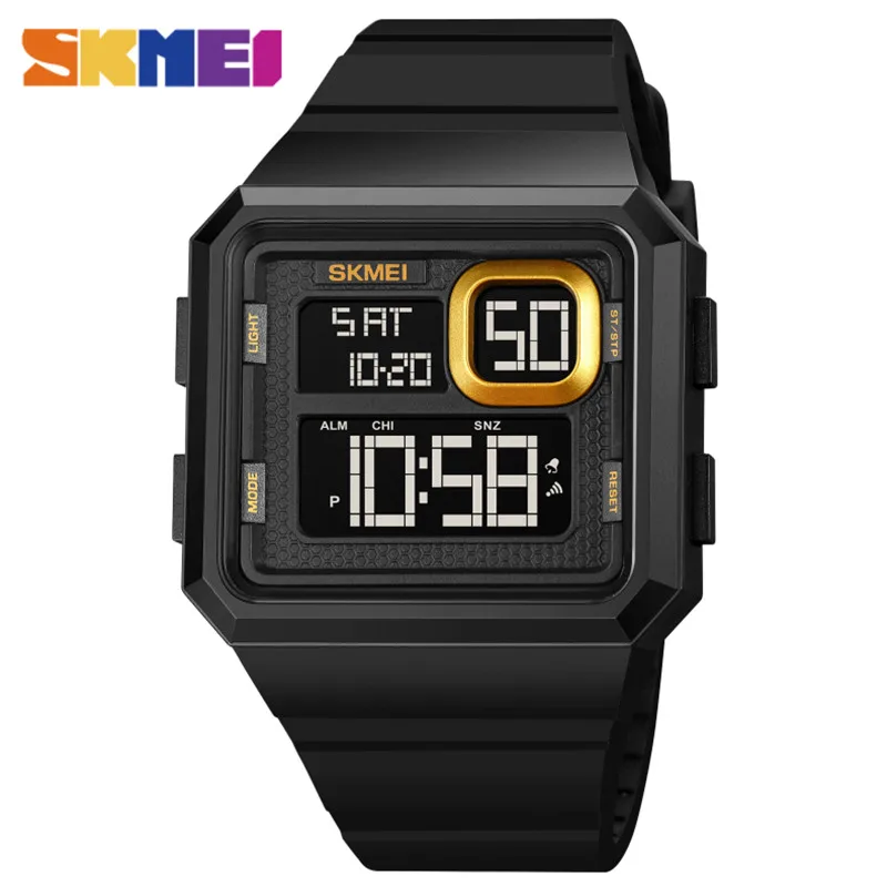 

SKMEI Japan Digital movement Sport Men's Watches LED Electronic Wristwatch 5Bar Waterproof Stopwatch Clock relogio masculino