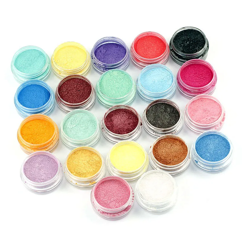 

HEALLOR Pearl Powder Nail Glitter Cosmetic Pigment Mica Powder Crystal Drop Glue Color Pigment Diy Material Lip Gloss Pigment $1