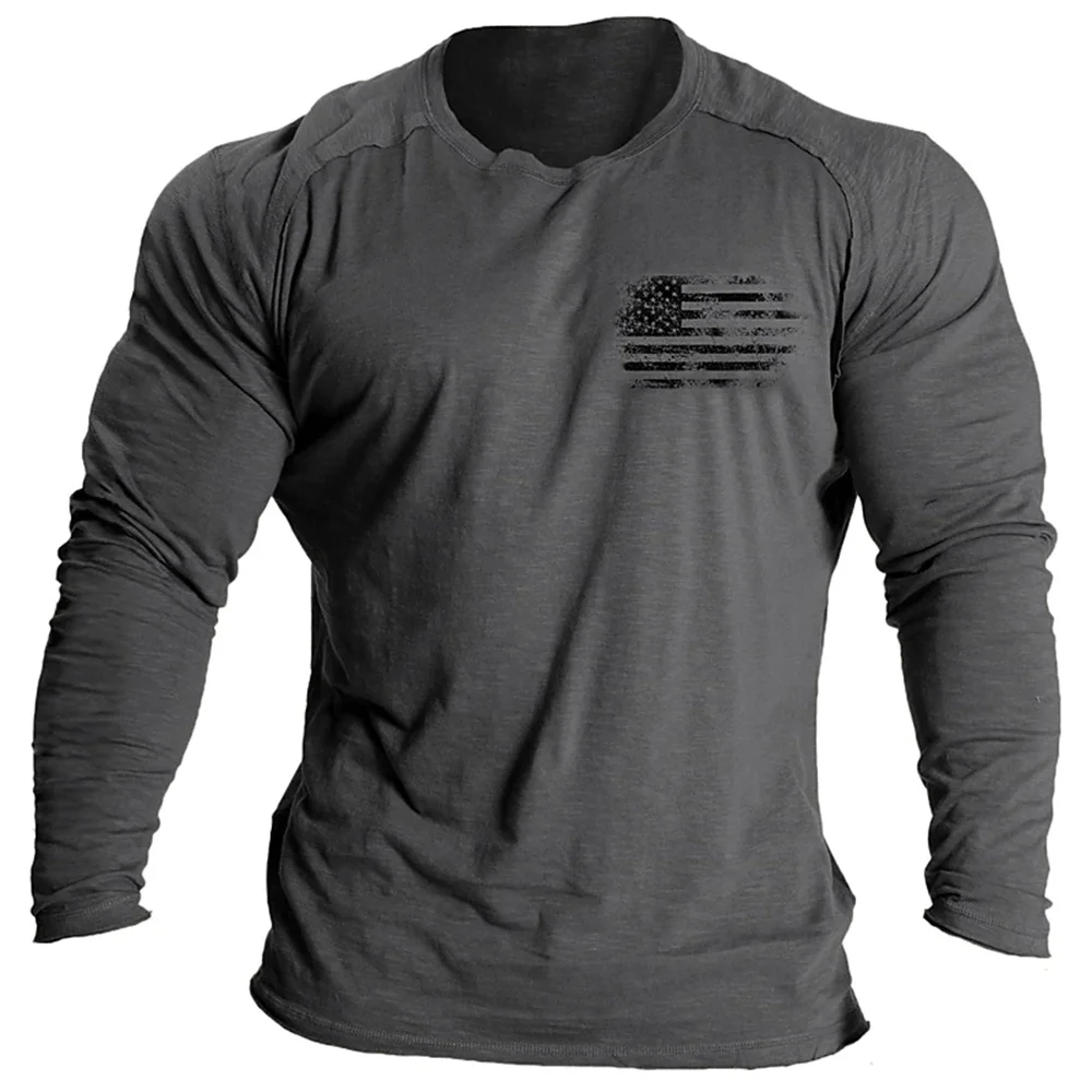 

2023 New Letter 3D Men's Long Sleeve Spring and Autumn Top Sports Street Apparel O-Neck Plus Size Men's Clothing