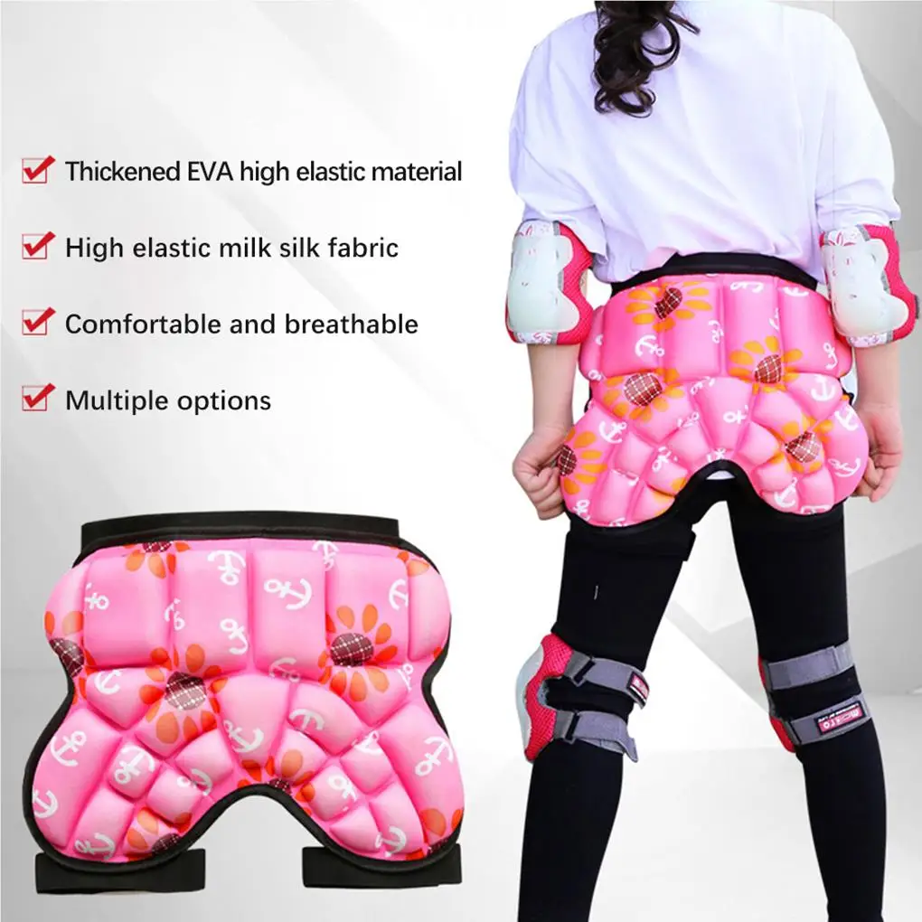 

Lightweight Kids Butt Hip Protection Shockproof Fall-proof Cushion Protective Pads Ski Skate Snowboard Roller Skating