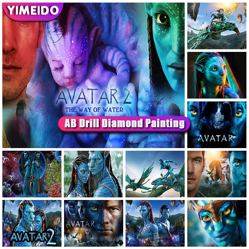Алмазная живопись AB Аватар Диснея кино постер наборы для вышивки крестом вышивка