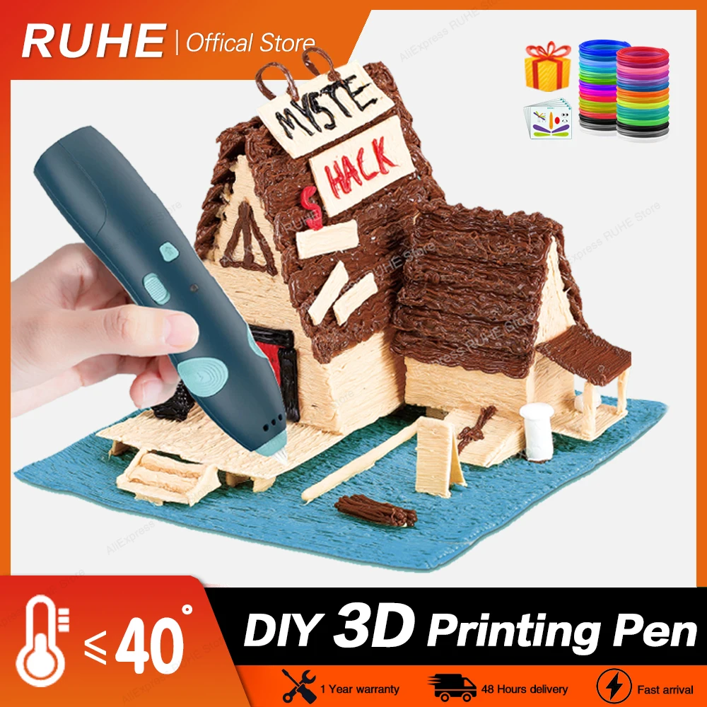 Ручка для 3d-печати CERASTES устройство рисования сделай сам с ЖК-дисплеем 10 цветов 50