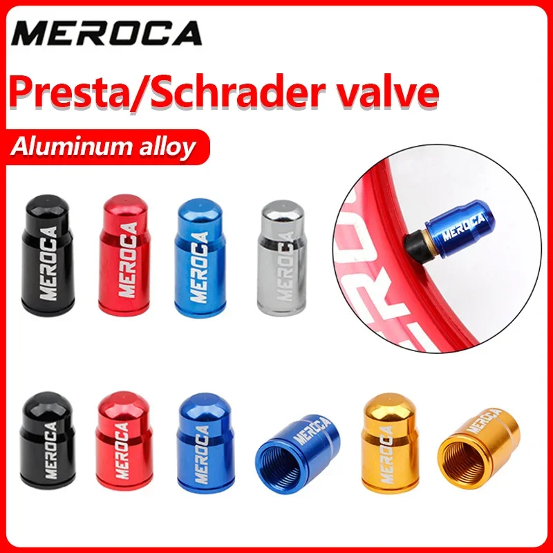 1 пара крышек клапана для велосипедных шин MTB из алюминиевого сплава AV FV Schrader Presta