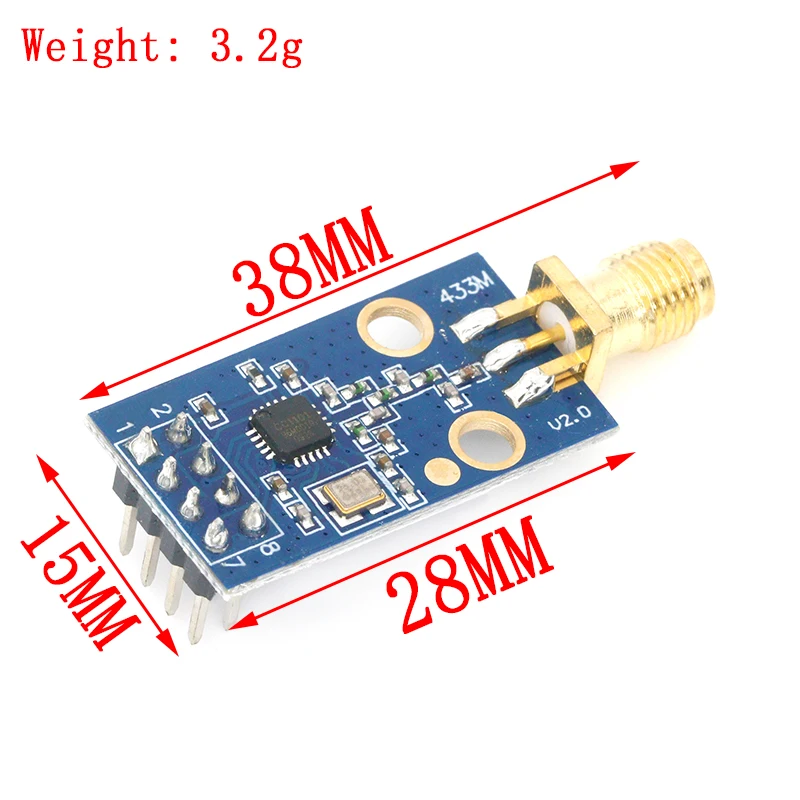 CC1101 Wireless Module With SMA Antenna Transceiver For Arduino 433MHZ enhance the signal |
