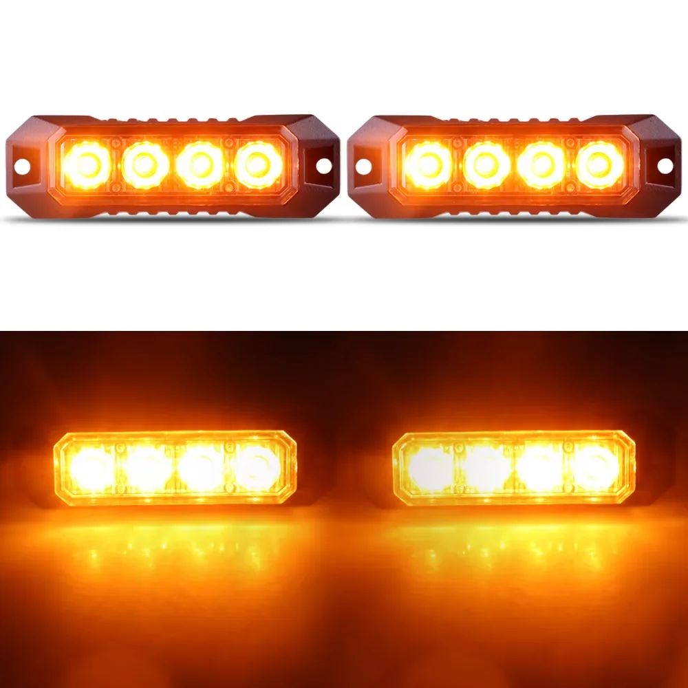 Высокоинтенсивный стробоскоп с 4 светодиодами 2 шт. фотовспышка комплект-17