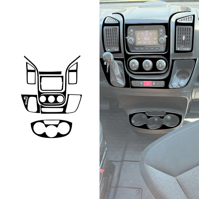 Совершенно новые глянцевые черные наклейки из АБС-пластика для Dodge RAM Promaster 2014-2021