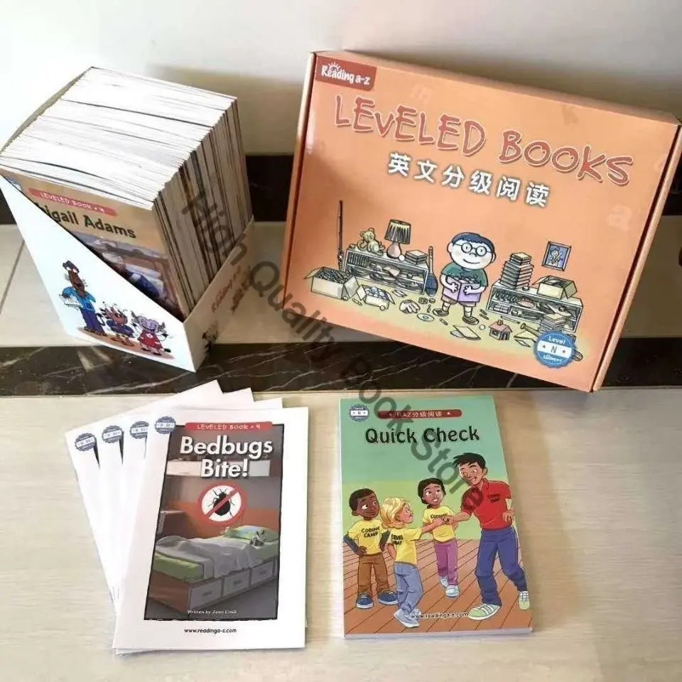 Raz N(80books) K(83books) L(85books) R(92books)Level Gift Box Edition Children's English Graded Reading Books Leveled Books
