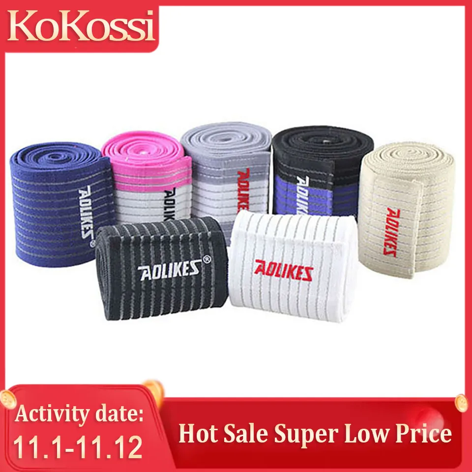 

KoKossi One 40-180cm High Elasticity Compression Bandage Sports Kinesiology Tape for Ankle Wrist Knee Calf Thigh Wraps Support