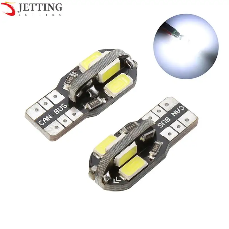 

4Pcs LED T10 194 168 W5W Canbus White Dome License Side Marker Light Bulb Decoding Of The Wide Light