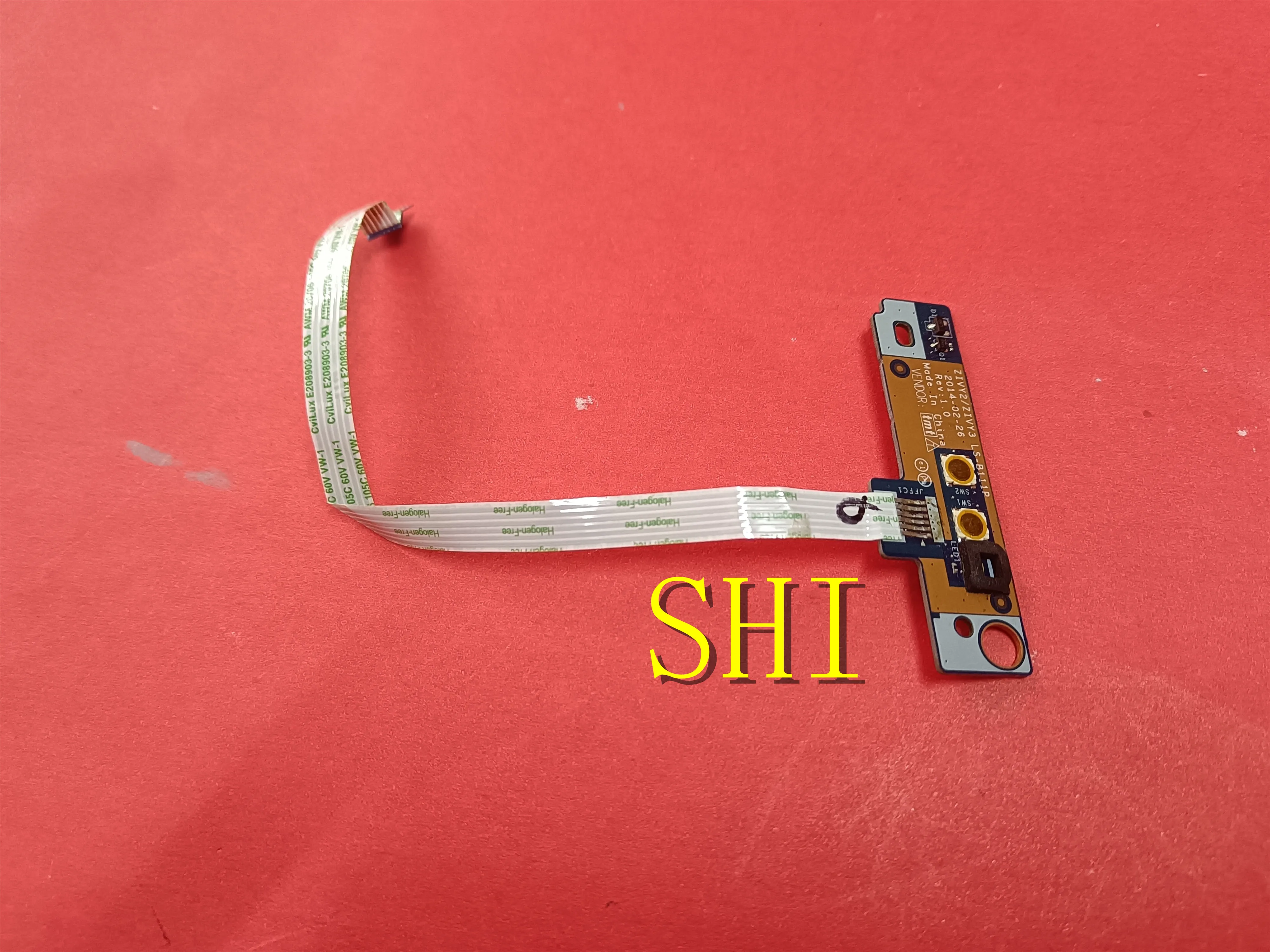 

FOR For Lenovo Y50 Y50-70 Y70-70 B111P Series Power Button switch Board with Flex Cable LS-B111P