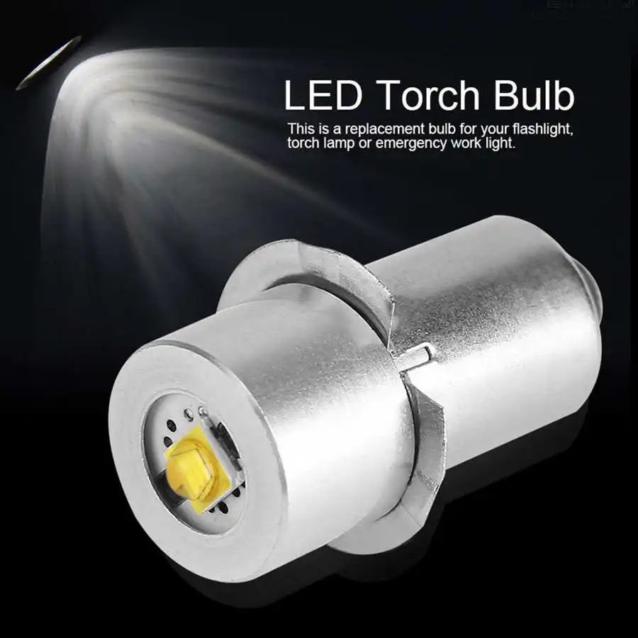 

1pc P13.5S LED Torch Bulb 3W Led Flashlight Replacement Bulb Torch Lamp Outdoor Working Emergency Lighting Bulbs