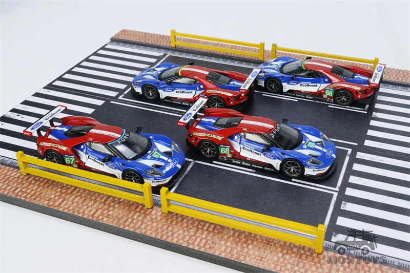 Продажа Мини GT 1:64 Ford GT LMGTE PRO 2016 24h LeMans модель автомобиля под давлением