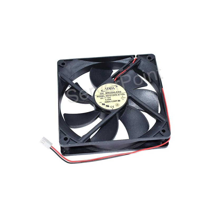 Оригинальный Новый охлаждающий вентилятор для сервера, постоянный ток 12 В, 0,44 А, 2 провода