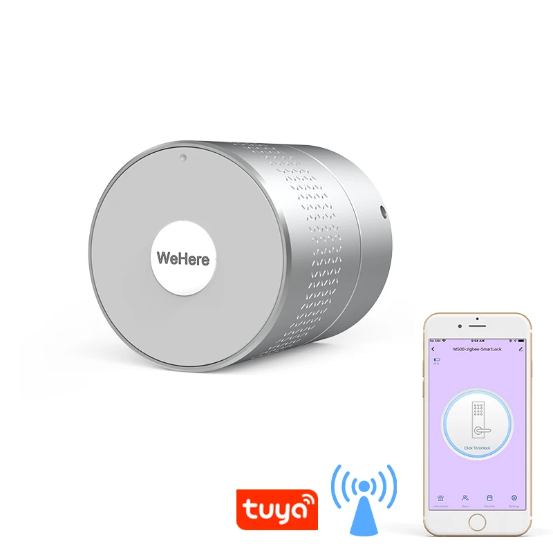 Новое поступление M532TUYA APP Стиль Ники Не смена цилиндра замка Alexa или Google Home Умный