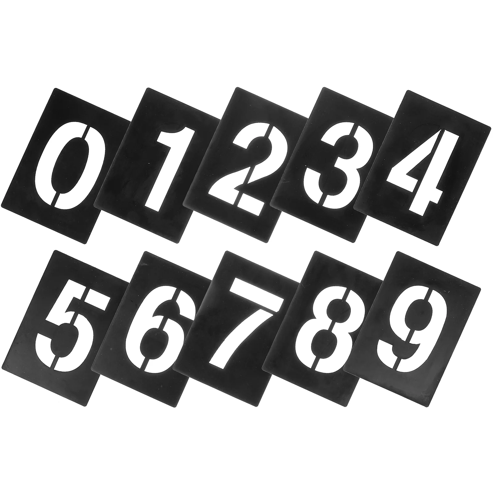 

1 Set Number Stencil Large Stencil Wood Signs DIY Numbers 0-9 Painting Template