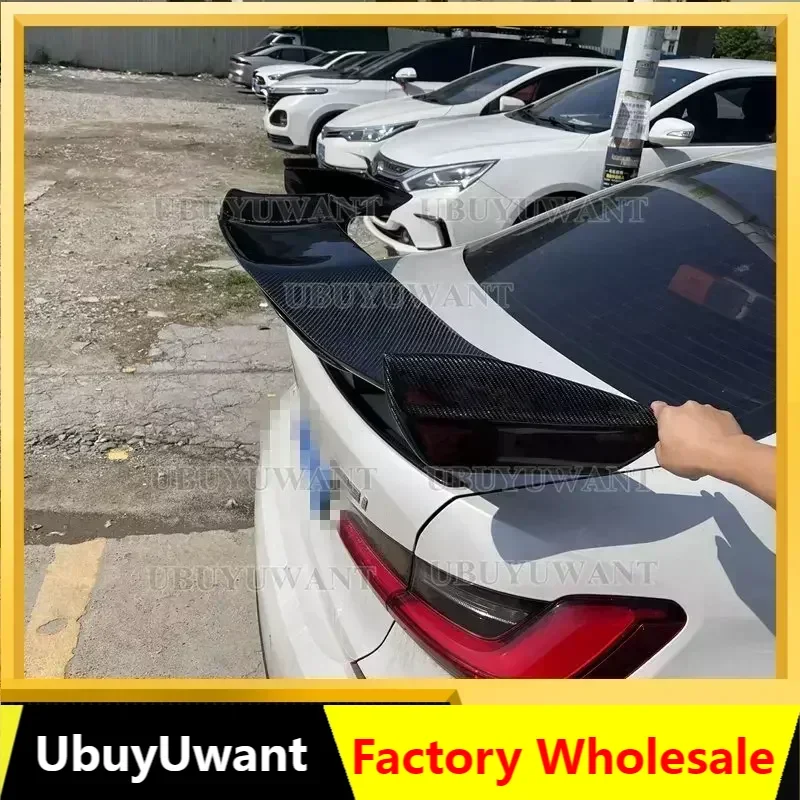 Задний спойлер для BMW G20 G22 G82 M4 G23 G26 G30 G42 M2 G90 M5 G80 M3 2018 + эффективный багажника из