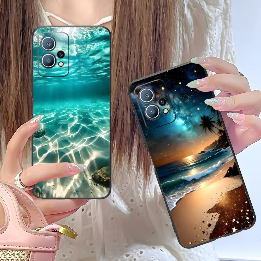 Чехол для мобильного телефона с изображением пляжа океана Huawei P60 P50 P40 P30 P20 P10 P9 P8 Pro