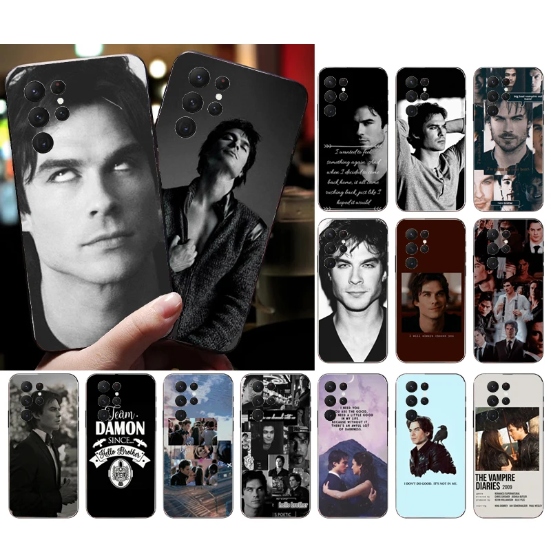 

Phone Case for Samsung Galaxy S23 S22 S21 S20 Ultra S20 S22 S21 S10E S20FE Note 10Plus 20 Ultra The Vampire Diaries Damon