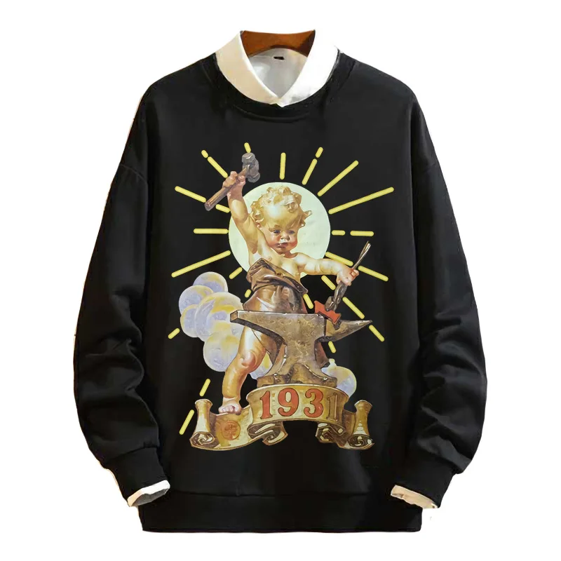 Очень большой размер толстый брат мужской плюс европейская версия свободный