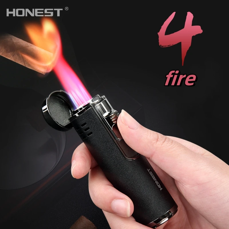 Высококачественный ветрозащитный пистолет-распылитель с красным пламенем и