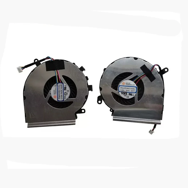 Cpu Gpu Cooling Fan With 4 Cables For Msi Ge62vr Gl62m Gp62mvr Gl72mvr Gp72vr Ms-16j9 16jb Pe62