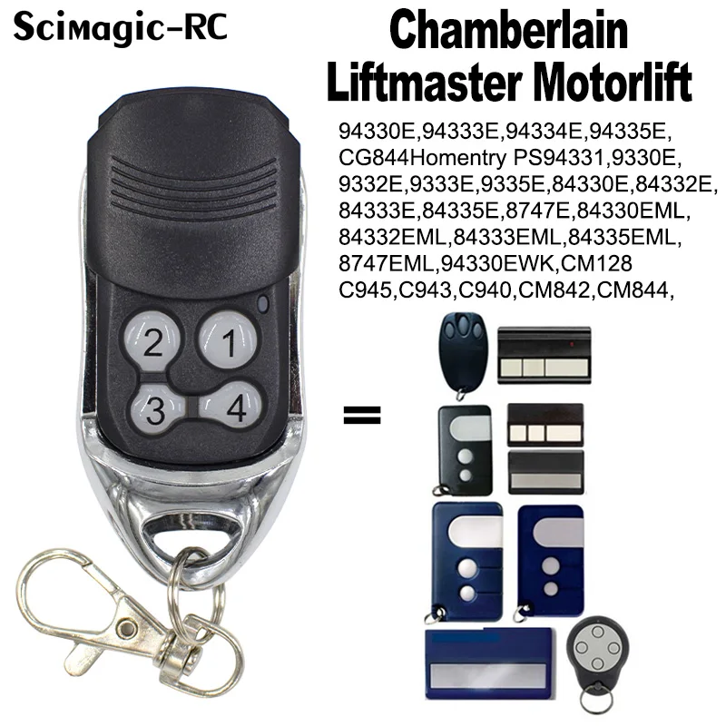 

Liftmaster Motorlift Chamberlain Door Opener 84330E 84332E 84333E 84335E 84335EML 8747EML Rolling Code 433.92MHz Door Switch