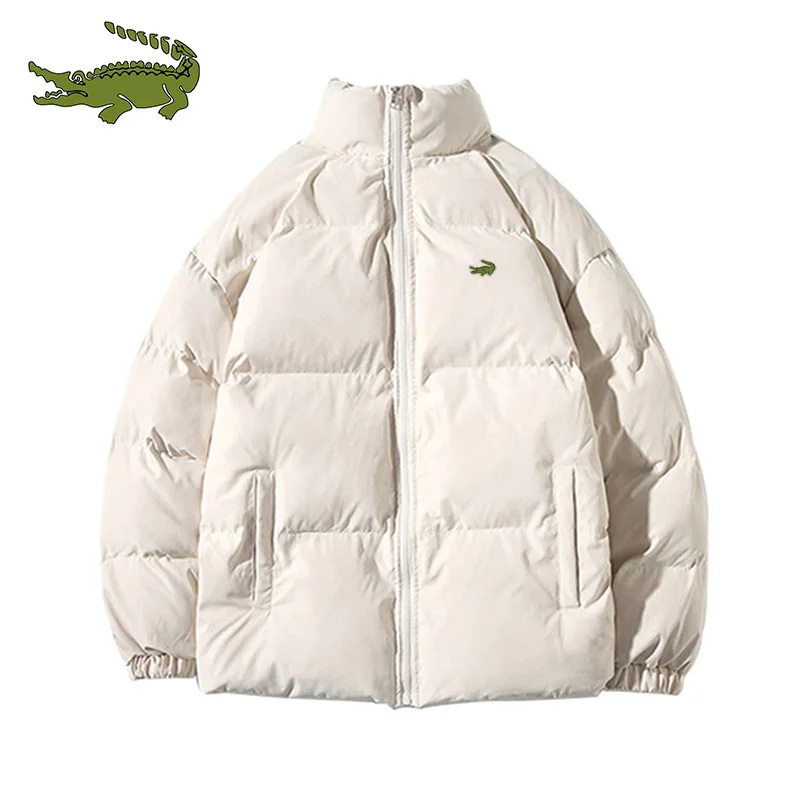 Men and Women in Autumn and Winter High-quality Cotton Jacket Windproof Thickening Warm Printed Zipper Cotton Jacket