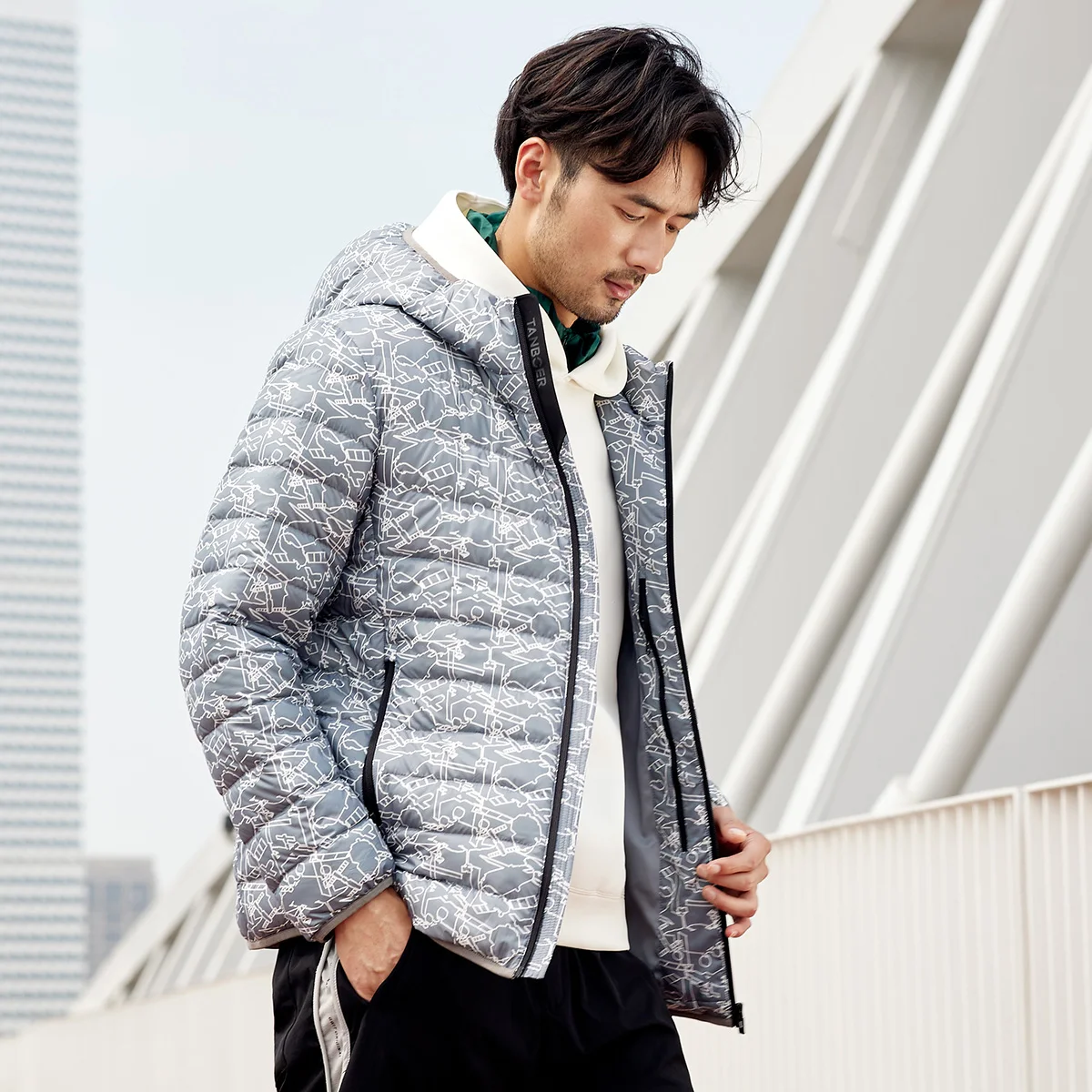 TANBOER 90%Duck Down Filled Winter Coats Outwear Fashion Quality Puffer Jackets TF216203