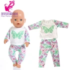 Одежда для кукол 18 дюймов, зимняя пурпурная меховая Пижама, комплекты для кукол реборн 18 дюймов 43 см, плотная зимняя одежда, Игрушки для маленьких девочек, подарки