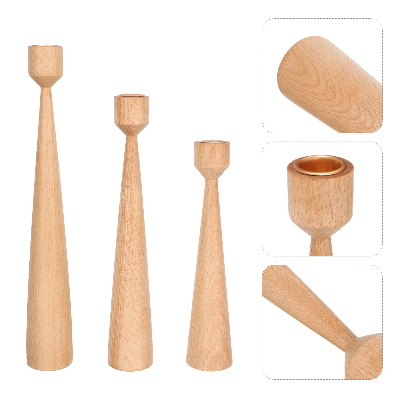 

Holder Holders Wooden Wood Farmhouse Pillar Votive Dining Table Centerpiece Decorative Candlestick Tall Pedestals Candalbras