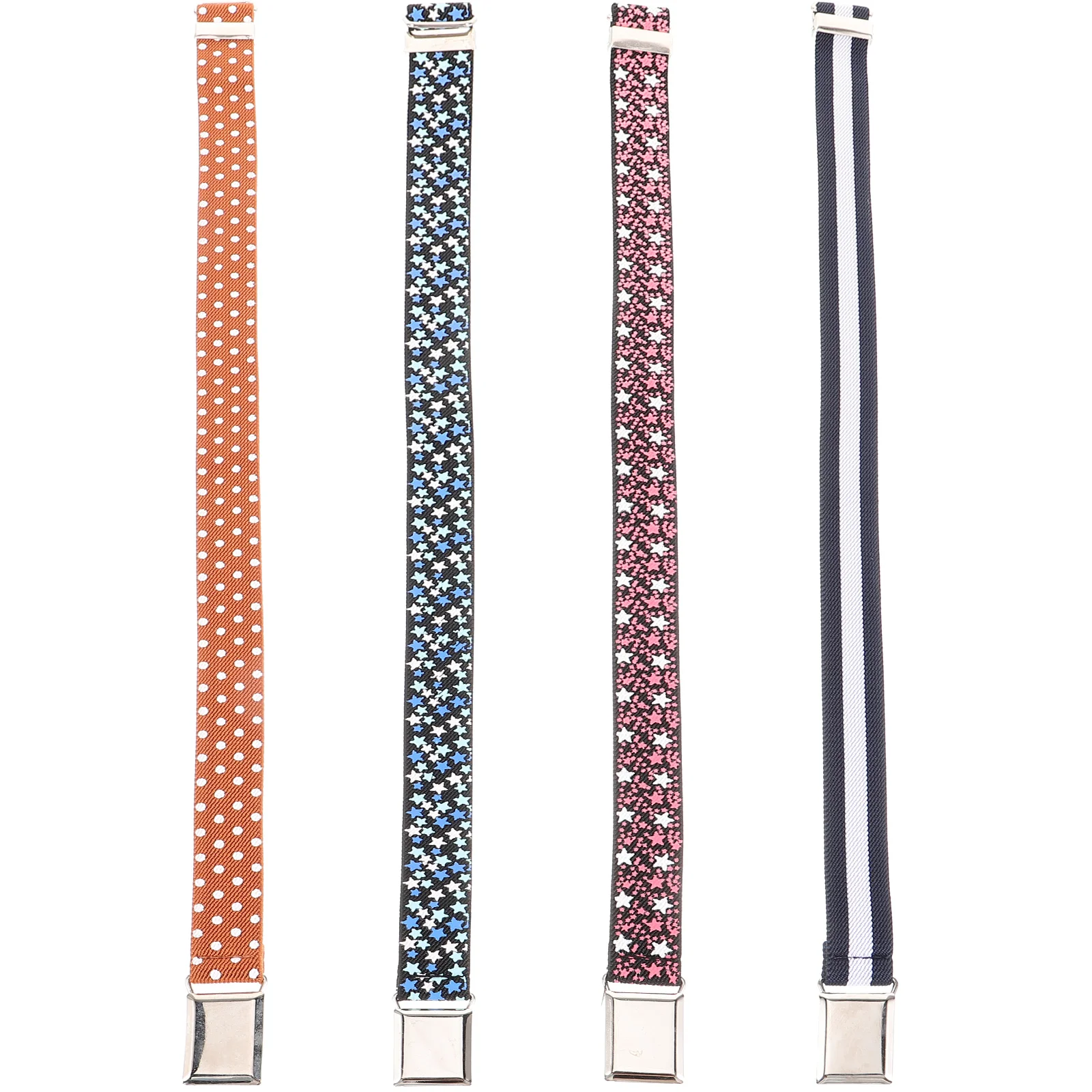 

4 pcs Elastic Kids Belts Toddler Belts Stretchy Belts Boys Belts Girl Belts Waist Belts