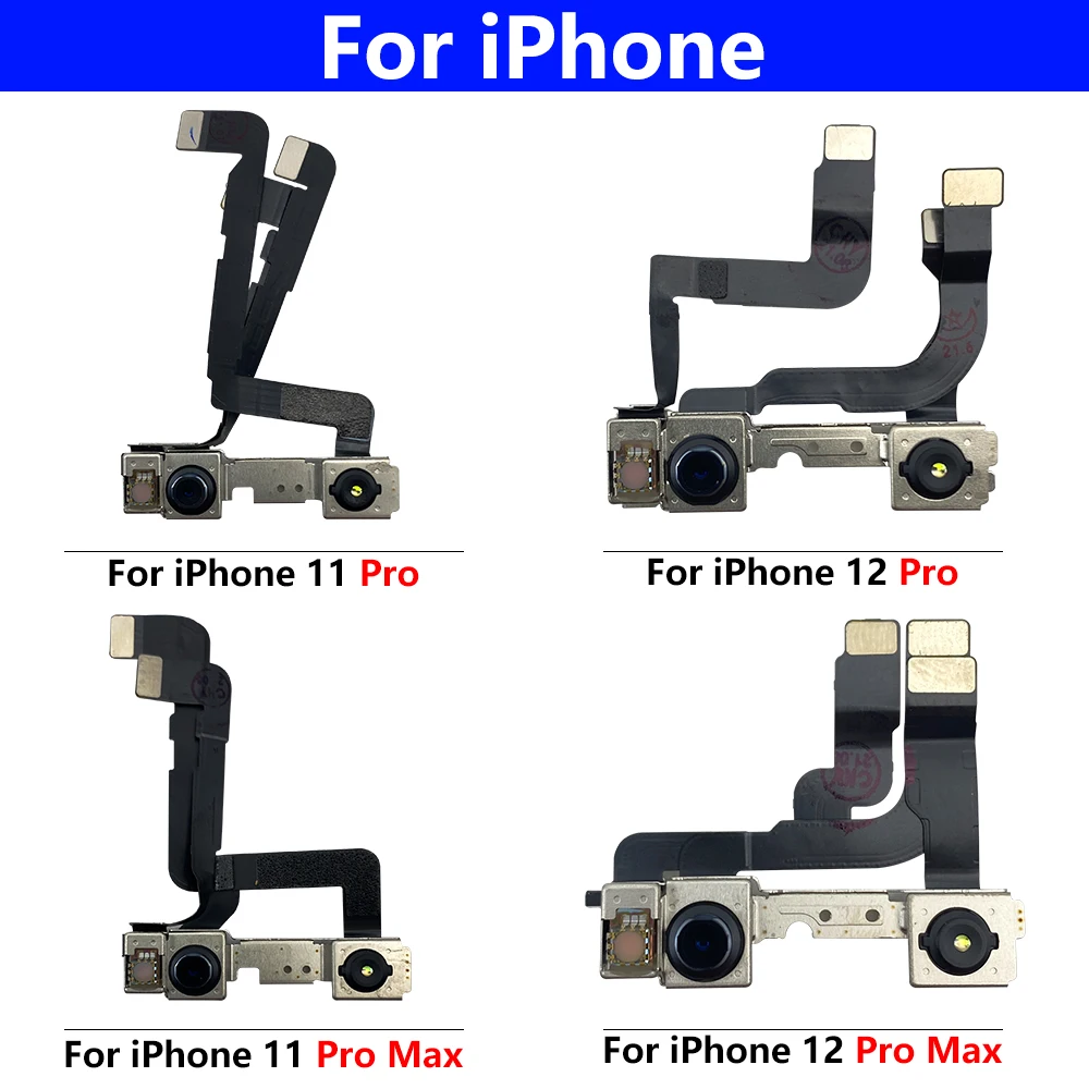 

Repair Parts Compatible For Iphone 11 12 Pro Max Front Small Facing Camera Moudle Flex Cable