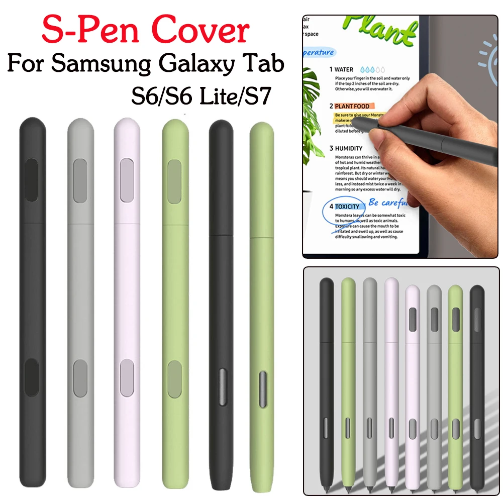 

Pencil Protective Silicone Cas for UHB pencil 3 for Samsung S6 Lite S7 Pen Pencil Protective Sleeve Stylus Touch Pen Cover Pen