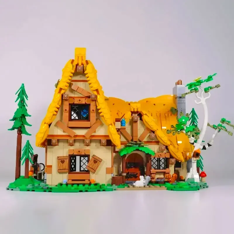 2024 совместимый строительный блок дом карликов принцессы принца 43242 DIY Модель